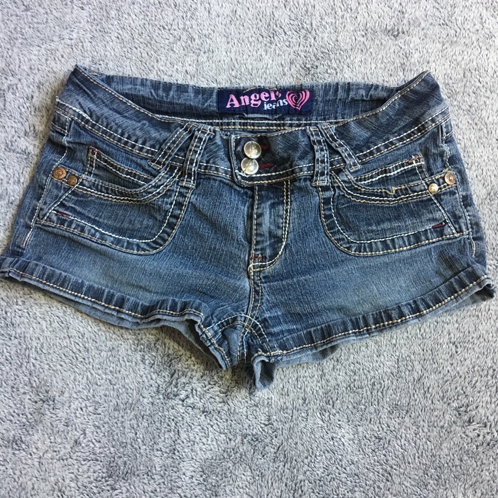 Angels denim shorts size 9.